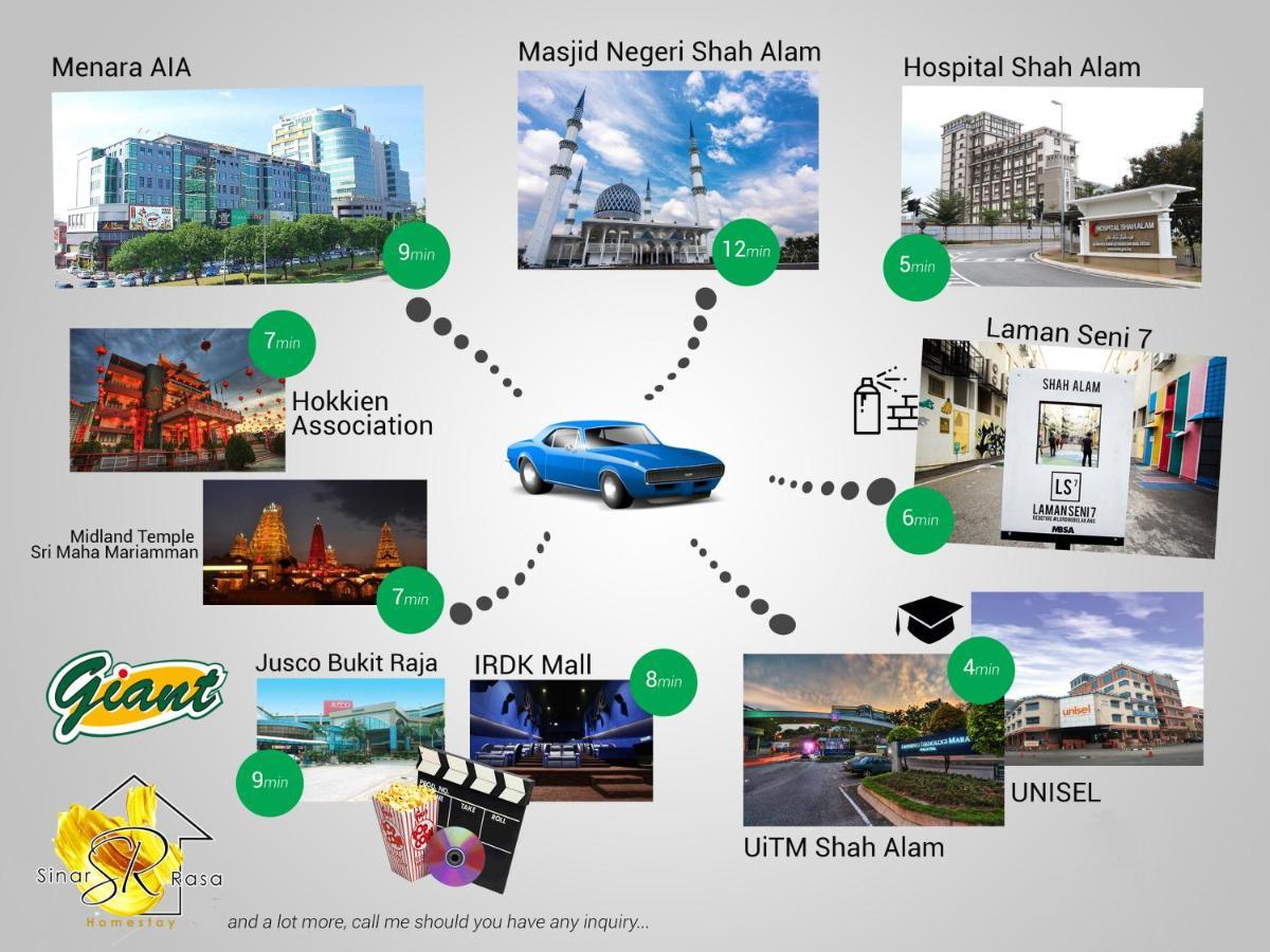 Sinar Rasa Homestay At I-Soho, I-City Σαχ Αλάμ Εξωτερικό φωτογραφία Shah Alam City Map